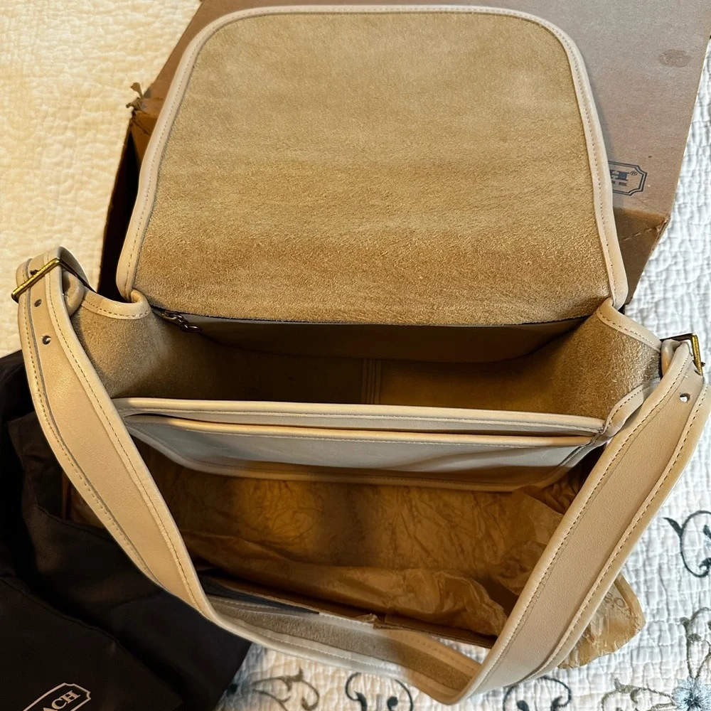 ⭐️Authentic VINTAGE Coach Classic shoulder flap saddle Bag 9170 - Picture 12 of 16
